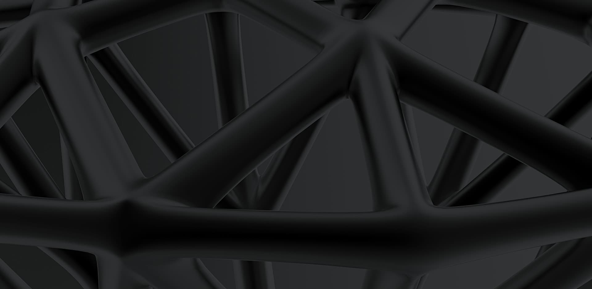 Cast metal lattice structure