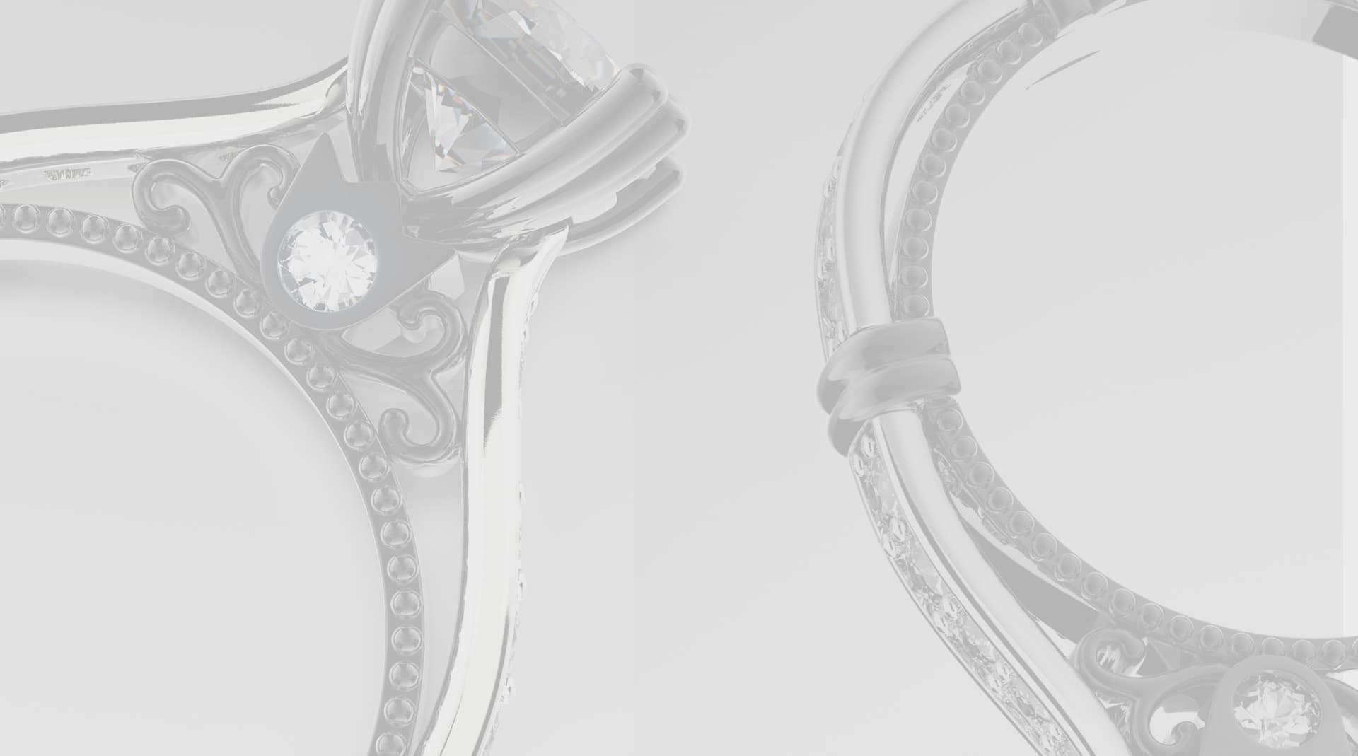 Platinum ring castings